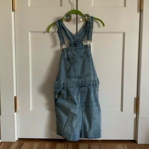 GAP denim short overalls size S